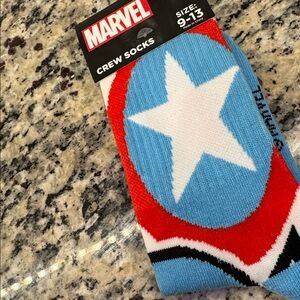 NEW Adult Captain America Socks